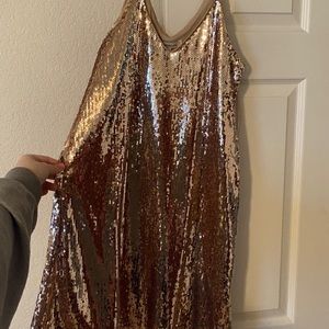 Sequin mini dress